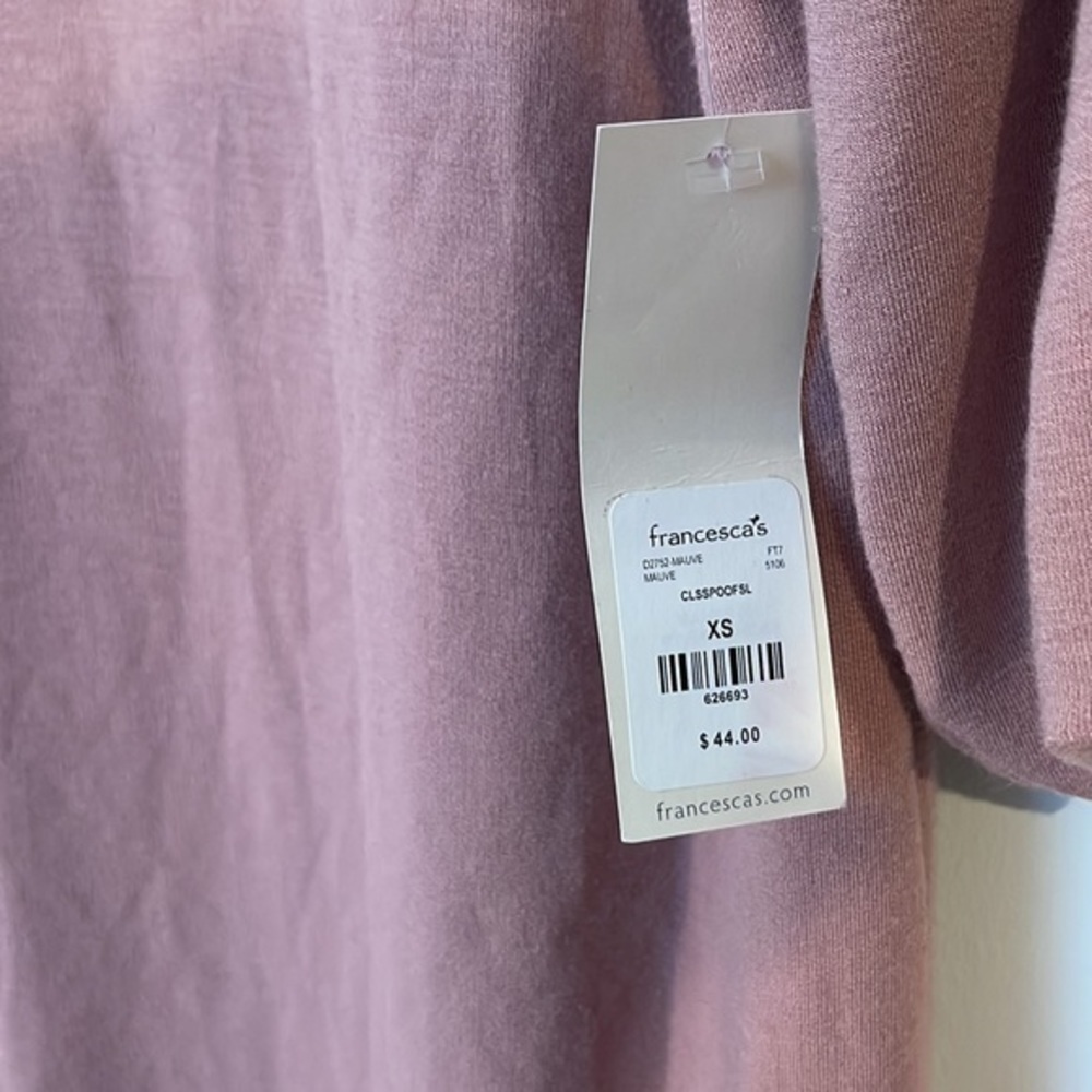 Francesca’s Alya Bell Sleeve Mauve Dress - Picture 4 of 6